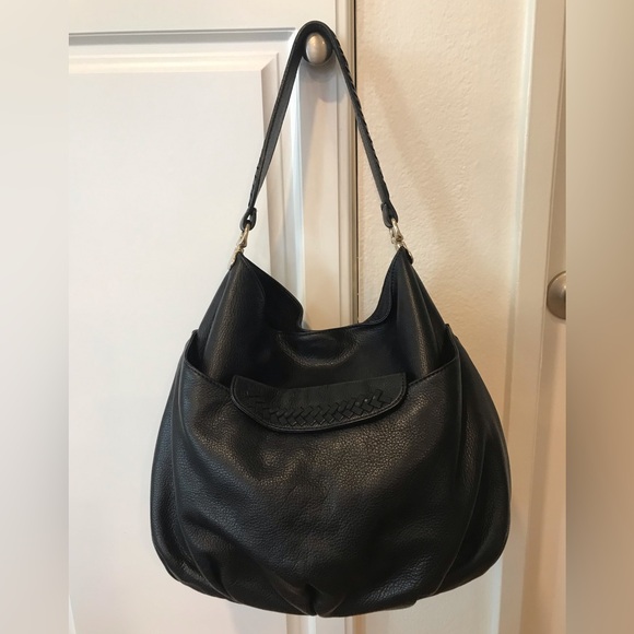 Helen Kaminski Black Leather Handbag Tote Bag - Picture 14 of 16